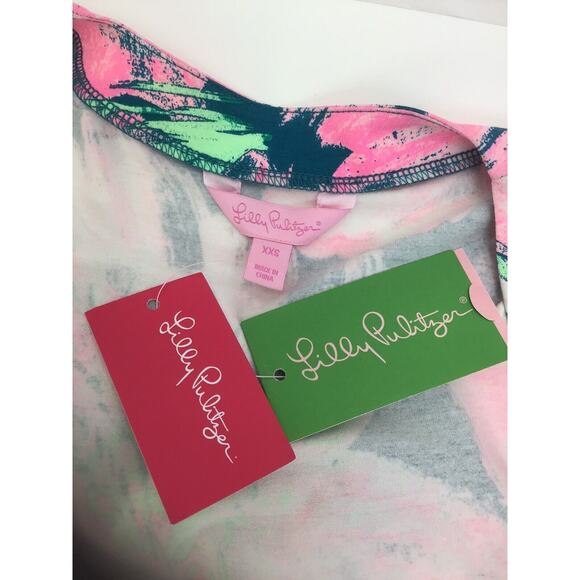 Lilly Pulitzer Karlie Wrap Romper Patch To Match Size XXS Long Sleeve NEW NWT - Picture 9 of 14